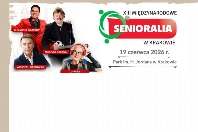 XIII Międzynarodowe Senioralia w&nbsp;Krakowie